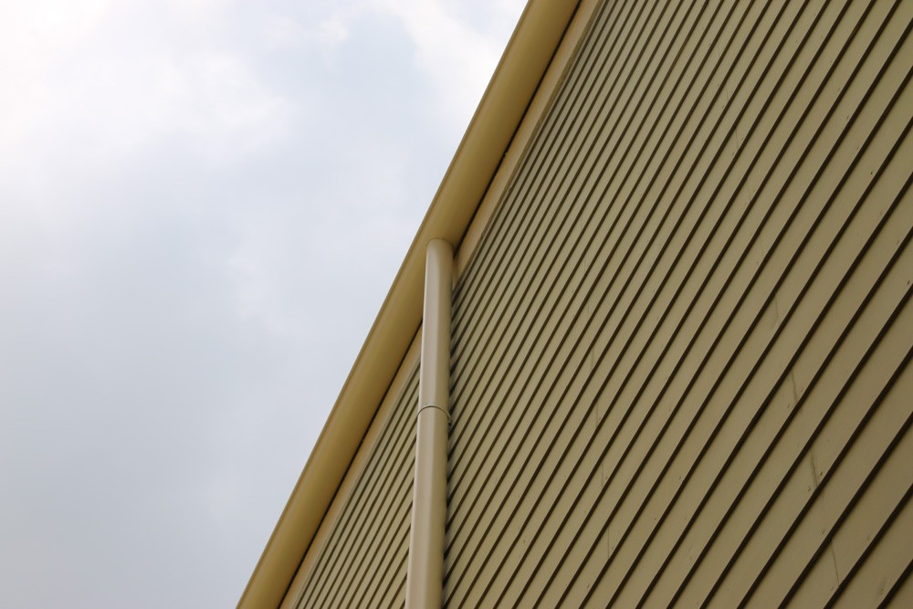 Matching round gutters in New Orleans - Strong Shield