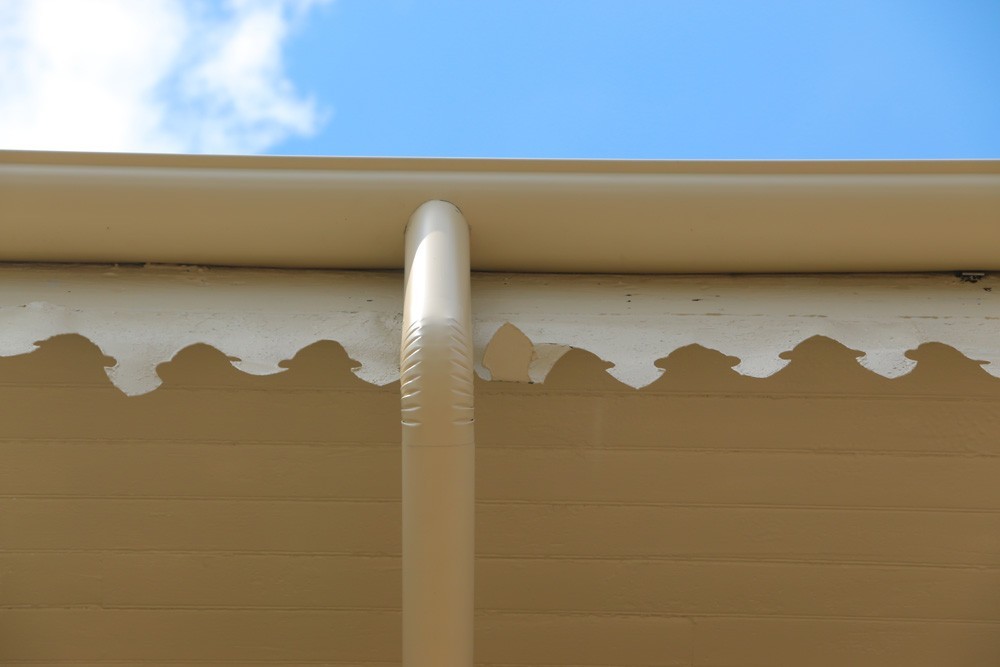 Antique gutters in New Orleans - Strong Shield