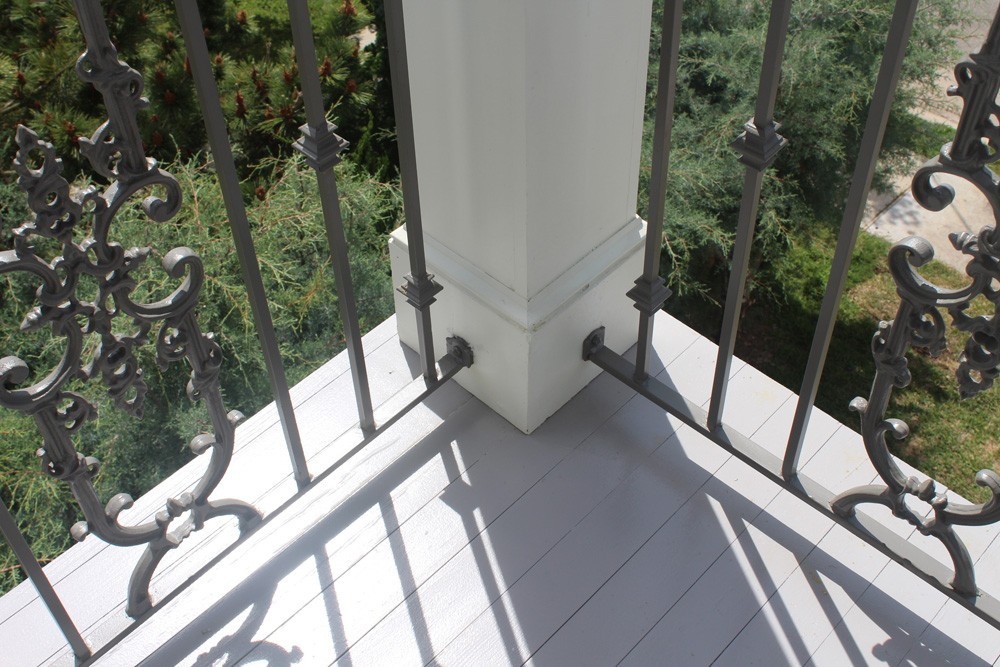 Deck with iron railing in New Orleans - Strong Shield