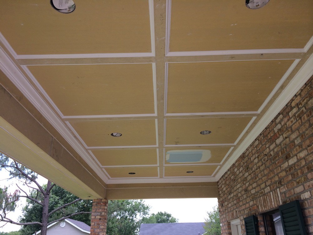 Metairie porch and trim before painting - Strong Shield