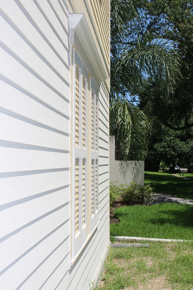 Low contrast shutter color on Metairie home - Strong Shield