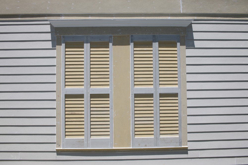 Double shutters on New Orleans home - Strong Shield