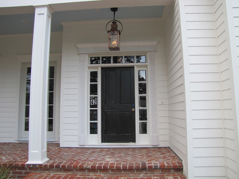 Craftsman style columns and door trim - Strong Shield 