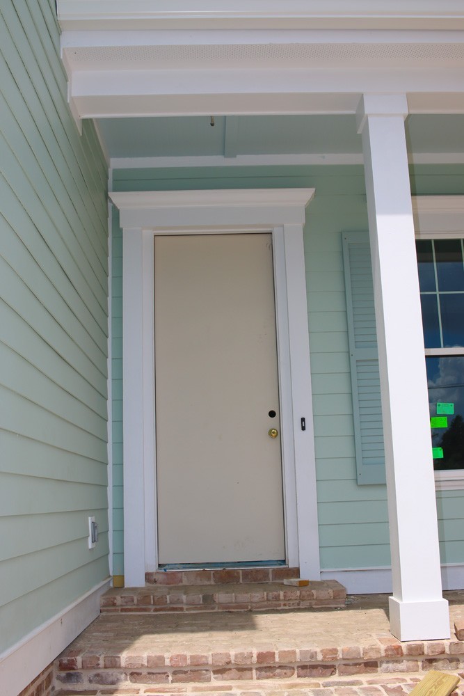 Craftsman columns and front door trim - Strong Shield