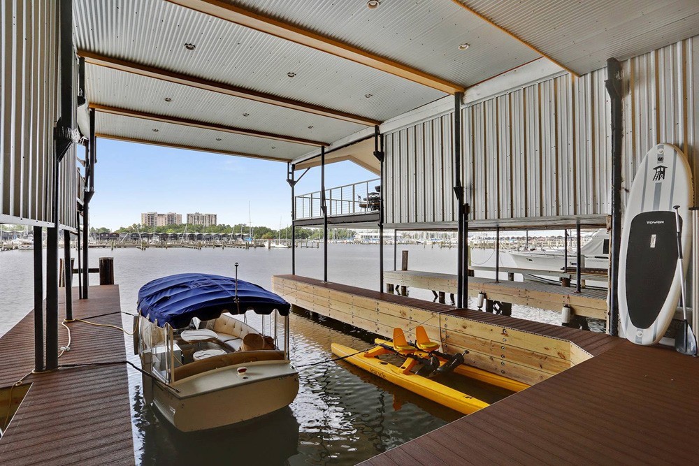 Boat slip deck - New Orleans Lakefront - Strong Shield