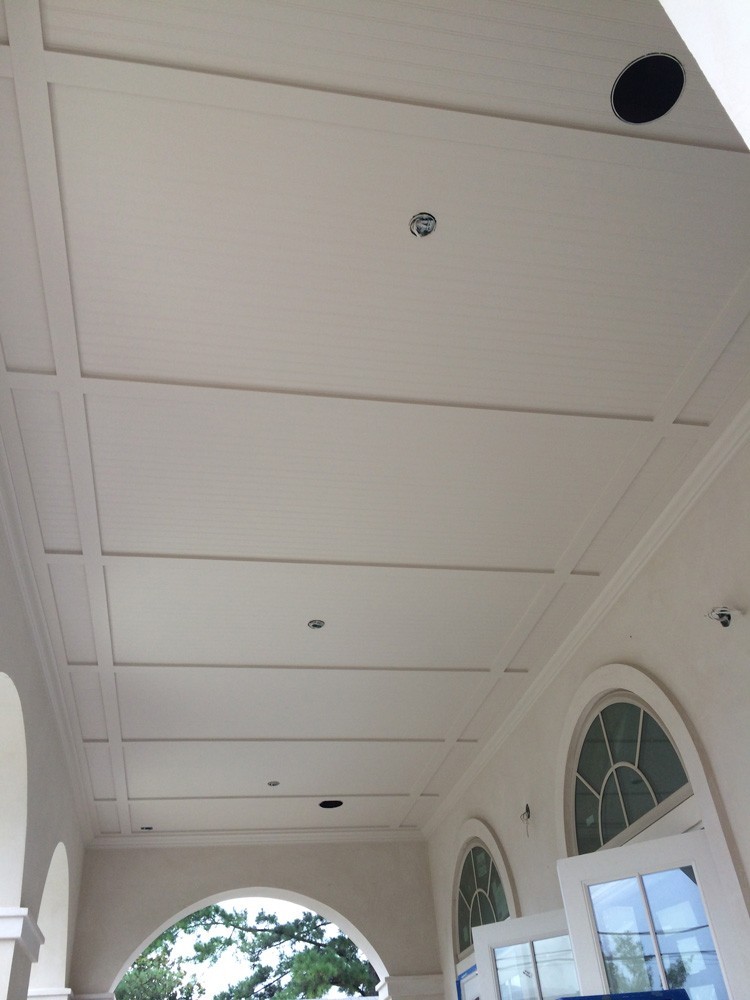 Traditional bead board and trim ceiling in New Orleans - Strong Shield