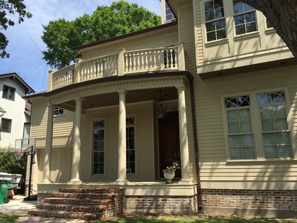 Curved Gutters in New Orleans - Strong Shield