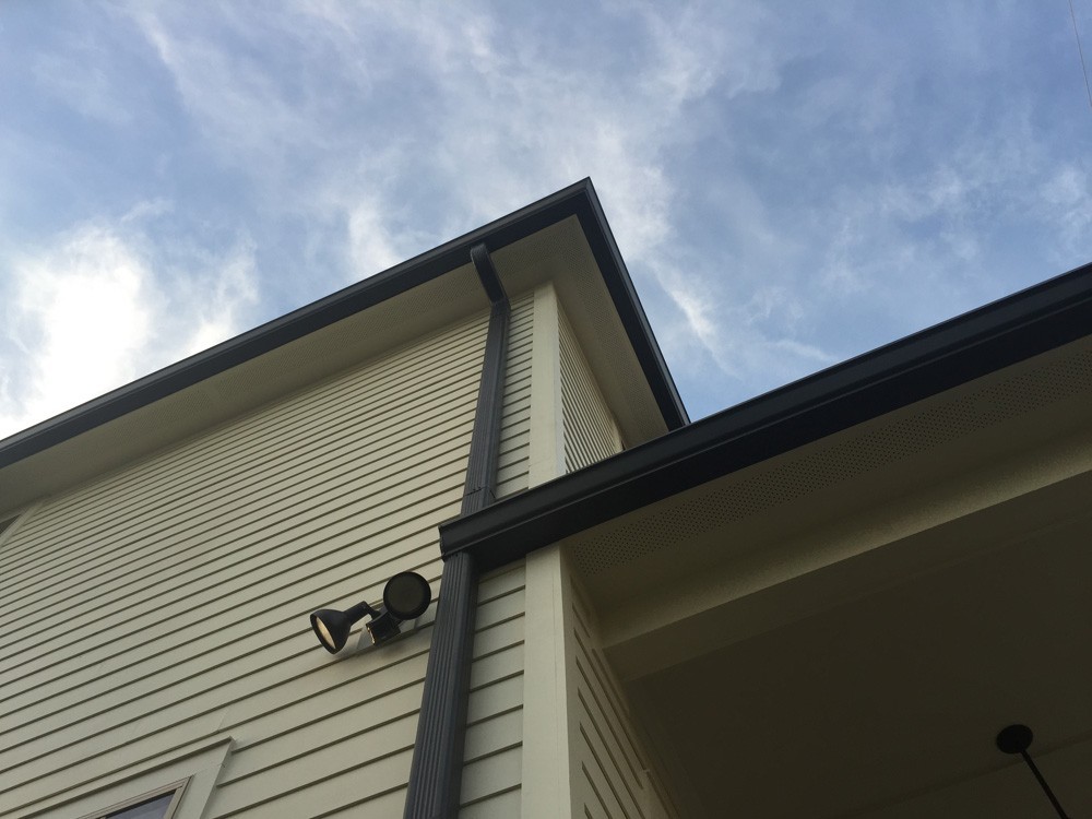 Dark Brown Gutters in New Orleans - Strong Shield