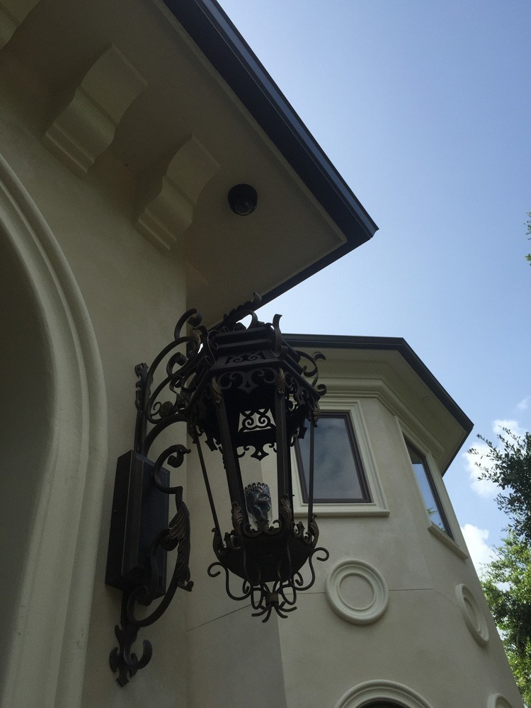 Well coordinated gutters on New Orleans home - Strong Shield