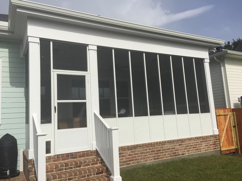 Patio Enclosure on traditional New Orleans home - Strong Shield