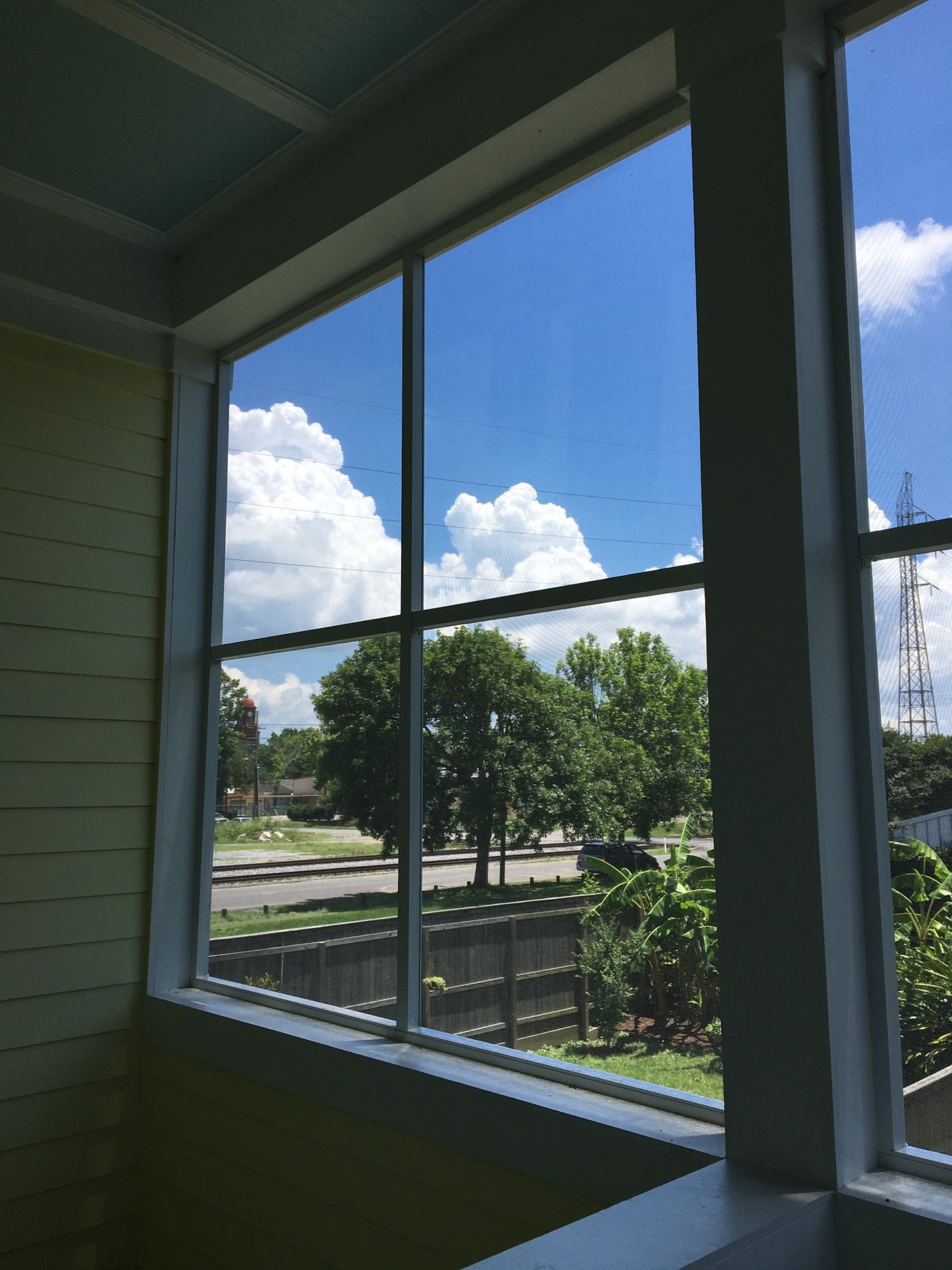 Patio enclosure interior of New Orleans home - Strong Shield