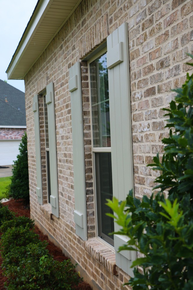 Sage board and batten shutters - Strong Shield