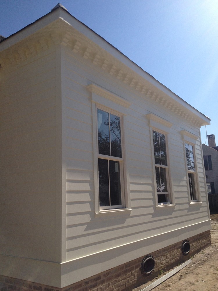 Craftsman window trim, cast iron foundation vents - Strong Shield